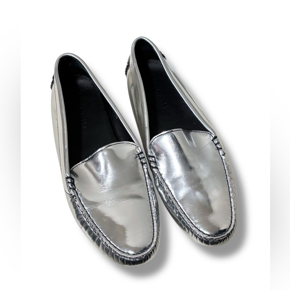 M. Gemi Silver Loafers